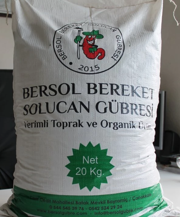 20 Kg Bersol Solucan Gübresi (ücretsiz kargo)