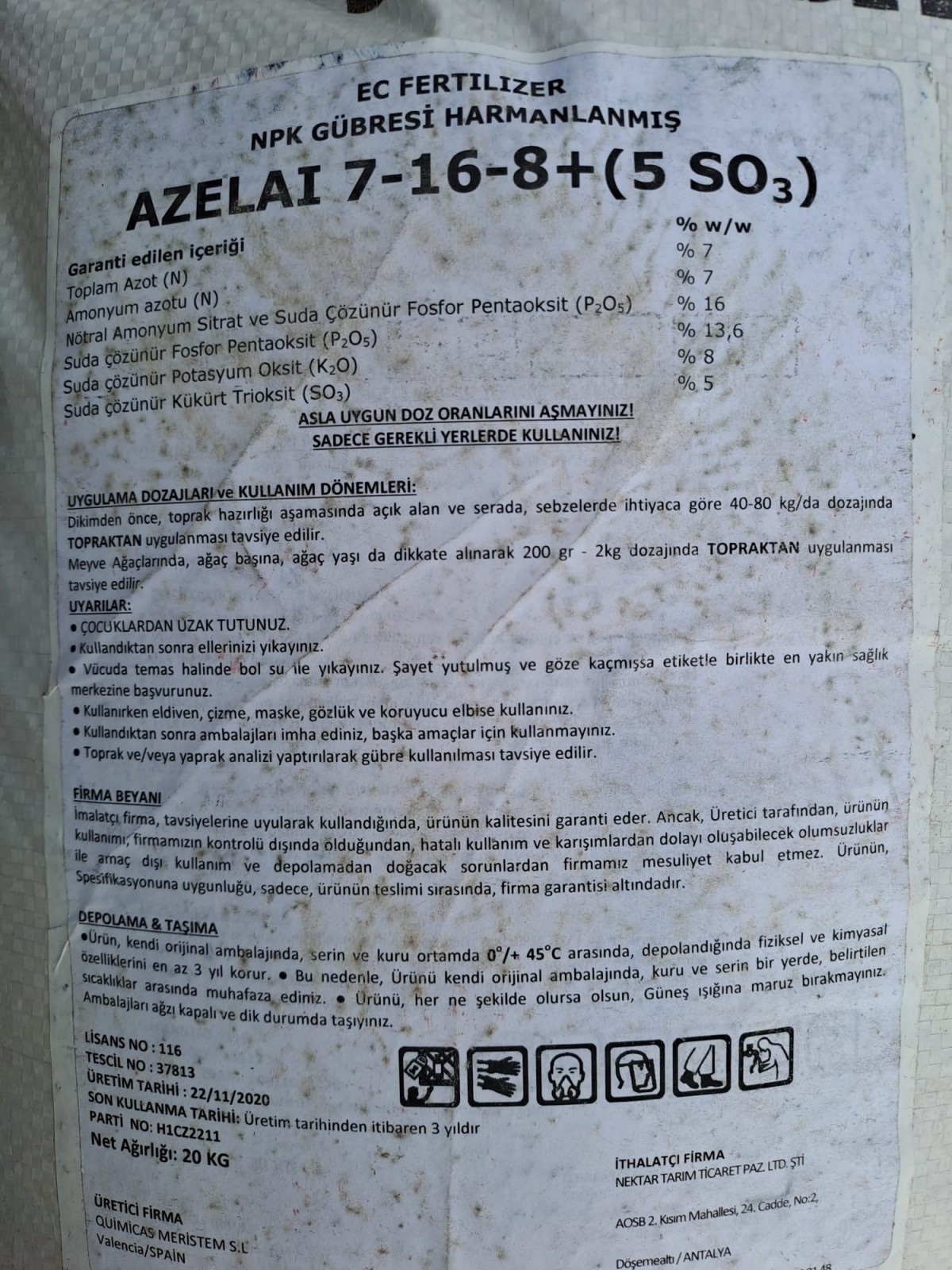 3 Aylık Geç Salınımlı Akıllı Gübre-1 Kg 3 Aylık Geç Salınımlı Akıllı Gübre-1 Kg