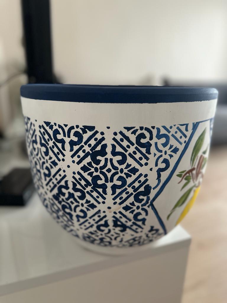 El İşlemeli Çanak Saksı-10 Lt El İşlemeli Çanak Saksı-10 Lt