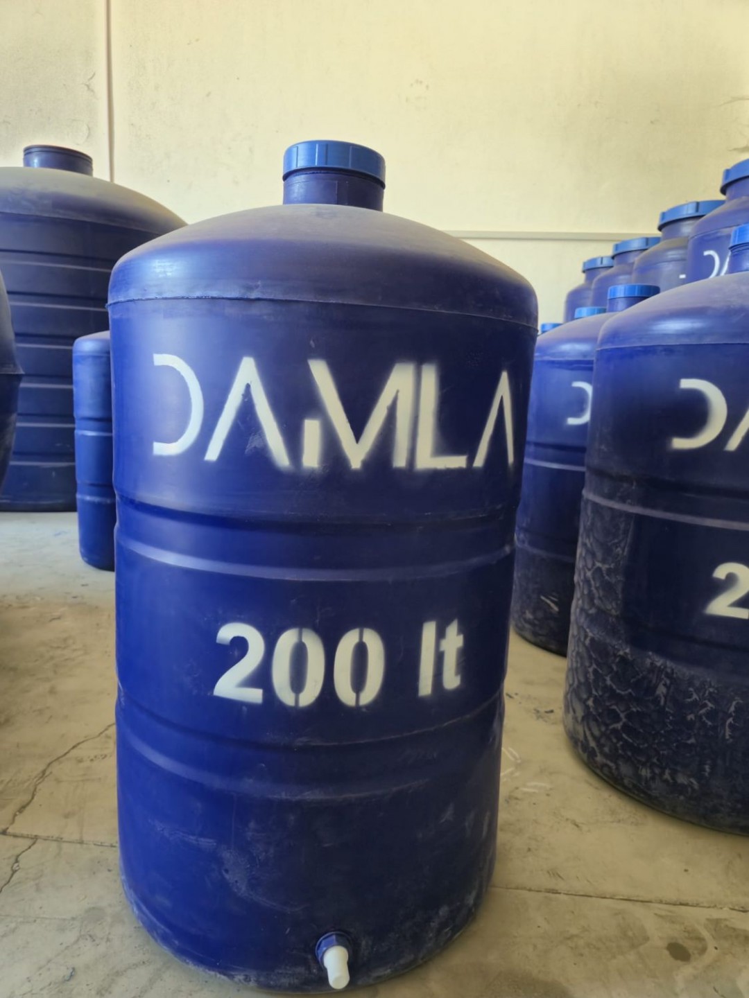 Su Deposu 200LT Mavi Su Deposu 200LT Mavi