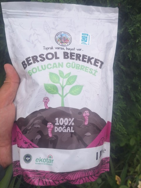 1 Kg Organik Solucan Gübresi