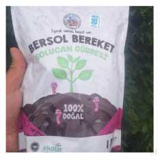 1 Kg Organik Solucan Gübresi 1 Kg Organik Solucan Gübresi